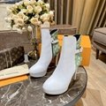2022    inter new ankle boots leather women's shoes heel height 10.5cm 35-41  4