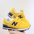 2022 KID SHOES NEWBALANCE574 Velcro Children's shoes 25-37