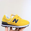 2022 KID SHOES NEWBALANCE574 Velcro Children's shoes 25-37