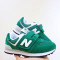 2022 KID SHOES NEWBALANCE574 Velcro Children's shoes 25-37