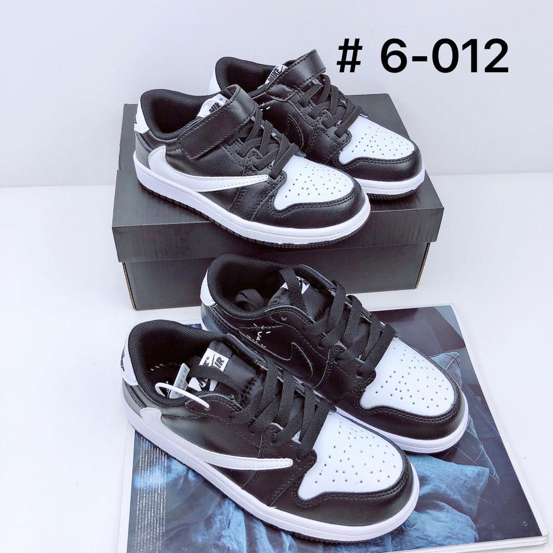 2022 Jordan low top backhook children's shoes 24-30 Velcro, 31-39 LACES 4