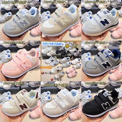 WHOLESALE             KID SHOES NB574 Velcro Children's shoes 26-37