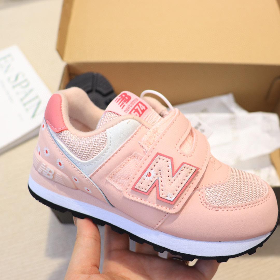 WHOLESALE             KID SHOES NB574 Velcro Children's shoes 26-37 18