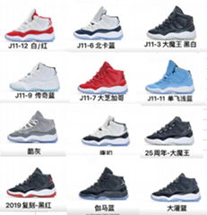 wholesale aj kid shoes top shoes Jordan 11 high quality children's shoes 25-35