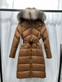 2022 new oblique Fox fur collar long down jacket women and men down jacket 16