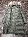 2022 new oblique Fox fur collar long down jacket women and men down jacket 17