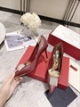 2022 valentino heel shoes Matte imported sheepskin fabric top version with high 