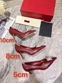 2022 valentino heel shoes Matte imported sheepskin fabric top version with high 