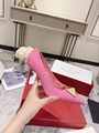 2022 valentino heel shoes Fabric imported patent leather top quality10cm. 8cm   