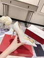 2022 valentino heel shoes Fabric imported patent leather top quality10cm. 8cm   