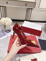 2022 valentino heel shoes Fabric imported patent leather top quality10cm. 8cm   