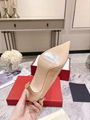 2022 valentino heel shoes Fabric imported patent leather top quality10cm. 8cm   