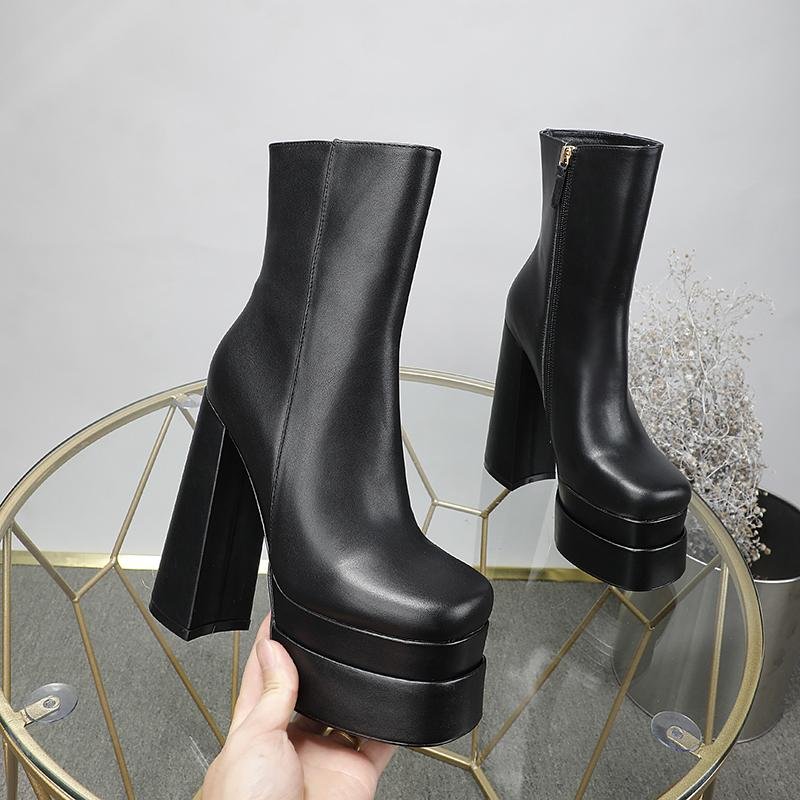 2022         heel shoes Heel height 15cm waterproof 5.5cm 34-42  women heel shoe 2