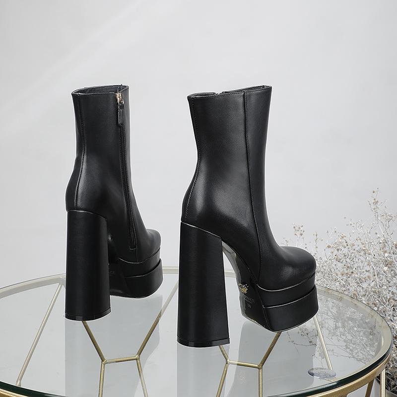 2022         heel shoes Heel height 15cm waterproof 5.5cm 34-42  women heel shoe 4