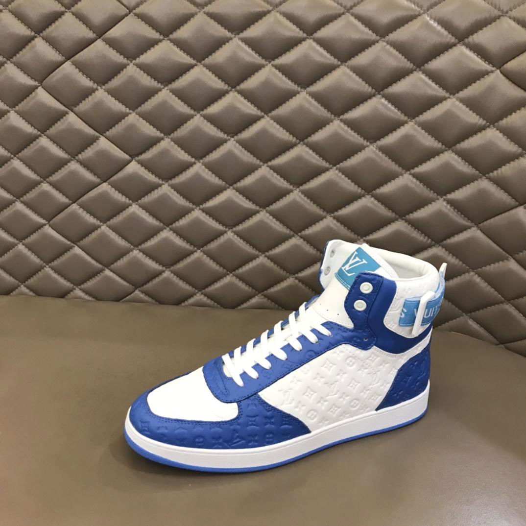 2022 New sneakers high-end boutique men's shoes casual shoes blue 2