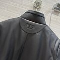2023TOPWomen's leather temperament short style jacket leather coat 100% lambskin 15