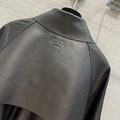 New autumn and winter long belt leather windbreaker 100% baby sheepskin 13