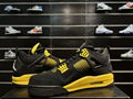 AJ4 Thunder Black/Tour Yellow4 Generation Thunder Black/Tour YELLOW4 Basketball 