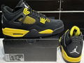 AJ4 Thunder Black/Tour Yellow4 Generation Thunder Black/Tour YELLOW4 Basketball 