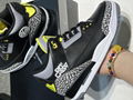 AJ3 Retro "Oregon Ducks Pit Crew" Black and yellow Oregon Medium top basketball 