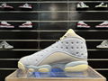 SoleFly x Air Jordan 13 generation co-branded North Carolina blue 3D real cat ey