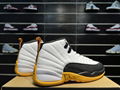 AJ12 SHOES 25 Years in China "12 generation black and yellow sole limited model 