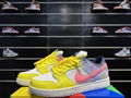 Nike SB Dunk Low "Be True" Sb Embroidered Rainbow Low top casual board shoes