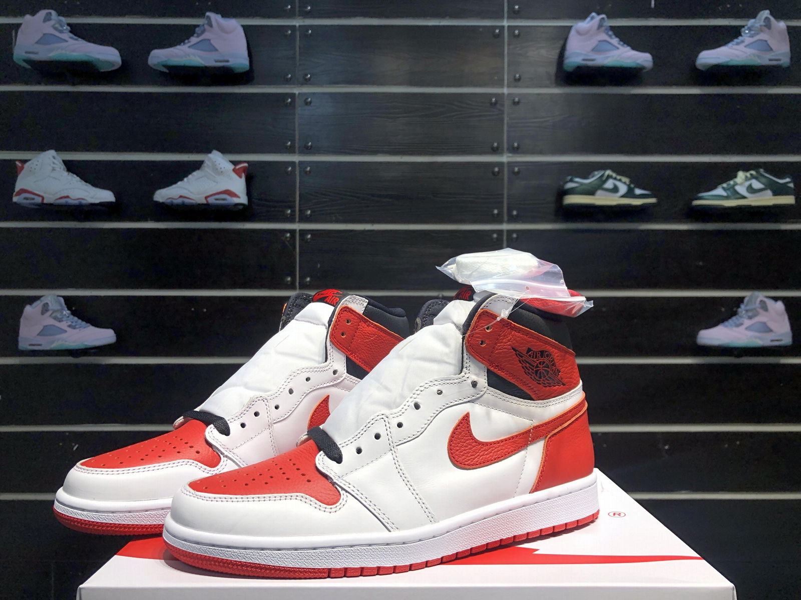Air Jordan 1 High OG “Heritage”New white red Kao Bon basketball shoes 3