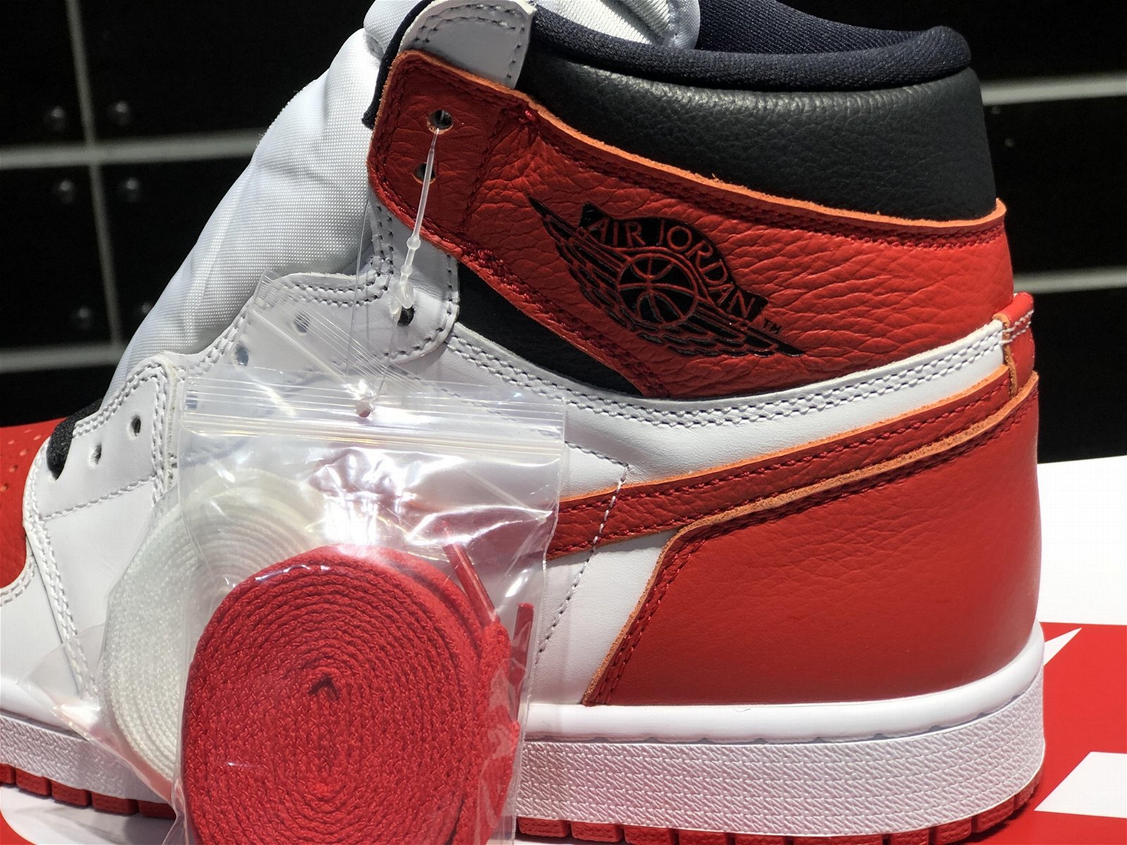 Air Jordan 1 High OG “Heritage”New white red Kao Bon basketball shoes 5