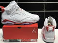 Air Jordan AJ6 "Red Oreo" White and Red Oreo Gopon Basketball shoes