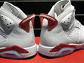 Air Jordan AJ6 "Red Oreo" White and Red Oreo Gopon Basketball shoes