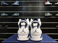 Air Jordan 6 “Midnight Navy”White and blue Cobon basketball shoes