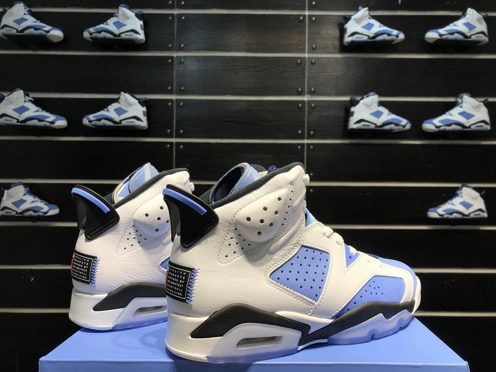 Air Jordan 6 Retro"University Blue/UNC" sport shoes