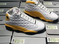 Del Sol "13 generation Lemon Yellow Aj13 new color matching basketball shoes