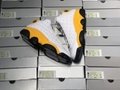 Del Sol "13 generation Lemon Yellow Aj13 new color matching basketball shoes