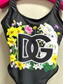 Big logo flower rabbit pattern one-piece swimsuit Year of the Rabbit limited