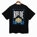 wholesale Luxury brand  RHUDE T-shirt best price best quality cotton clothes 9