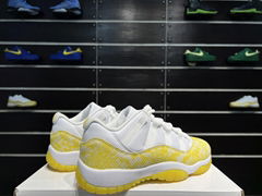 Air Jordan 11 Low WMNS “Yellow Snakeskin”Low AH7860-107top basketball shoes 