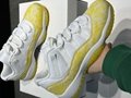 Air Jordan 11 Low WMNS “Yellow Snakeskin”Low AH7860-107top basketball shoes  11