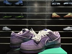 Concepts X      SB Dunk ''Purple Lobster "Recreational sports skateboard shoes