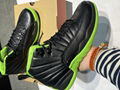 Air Jordan 12 Black and Green High Top