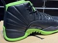 Air Jordan 12 Black and Green High Top basketball Shoes Sneakers