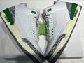 Air Jordan 3 Retro "Lucky Green White and green CK9246-136 basketball shoes 