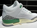 Air Jordan 3 Retro "Lucky Green White and green CK9246-136 basketball shoes 