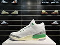 Air Jordan 3 Retro "Lucky Green White and green CK9246-136 basketball shoes 