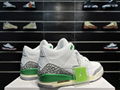 Air Jordan 3 Retro "Lucky Green White and green CK9246-136 basketball shoes 