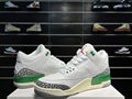 Air Jordan 3 Retro "Lucky Green White and green CK9246-136 basketball shoes 