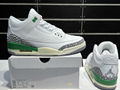 Air Jordan 3 Retro "Lucky Green White and green CK9246-136 basketball shoes 