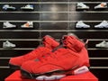 Air Jordan 6 Toro Varsity Red/Black6Red suede basketball shoes 
