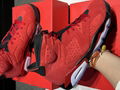 Air Jordan 6 Toro Varsity Red/Black6Red suede basketball shoes 